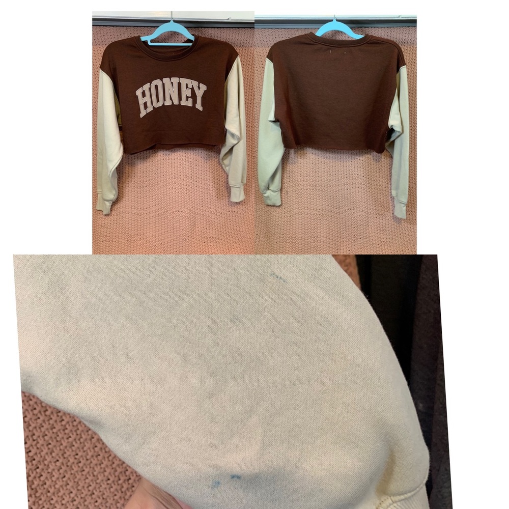 Cropped pull over
